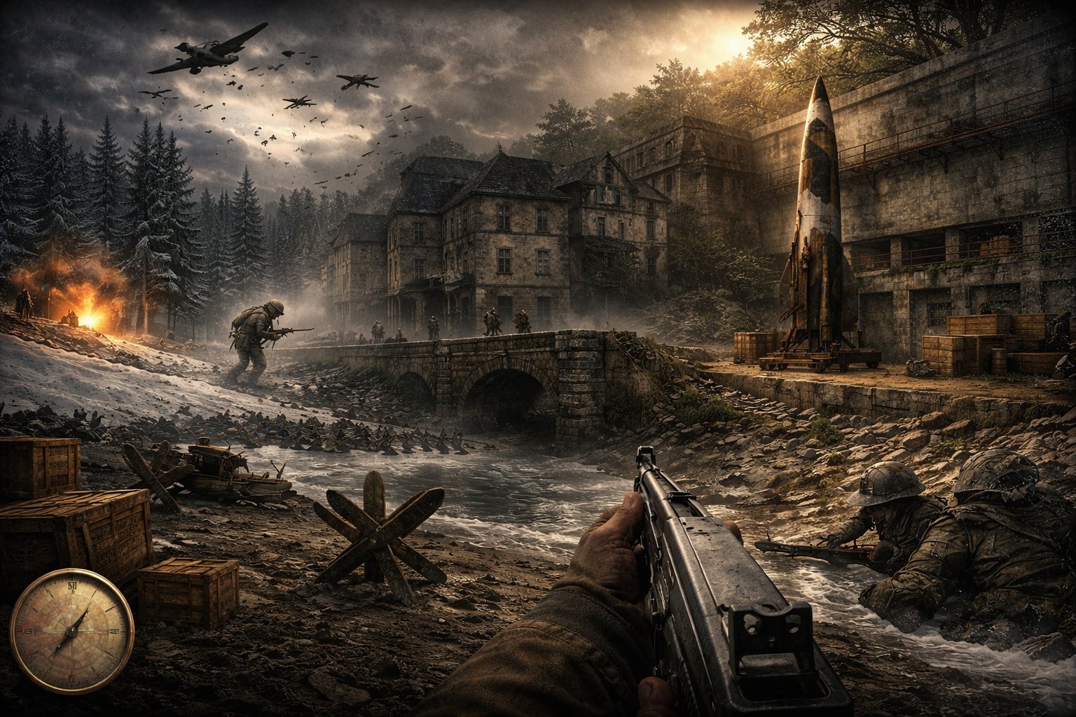 Medal of Honor Spearhead combat scene